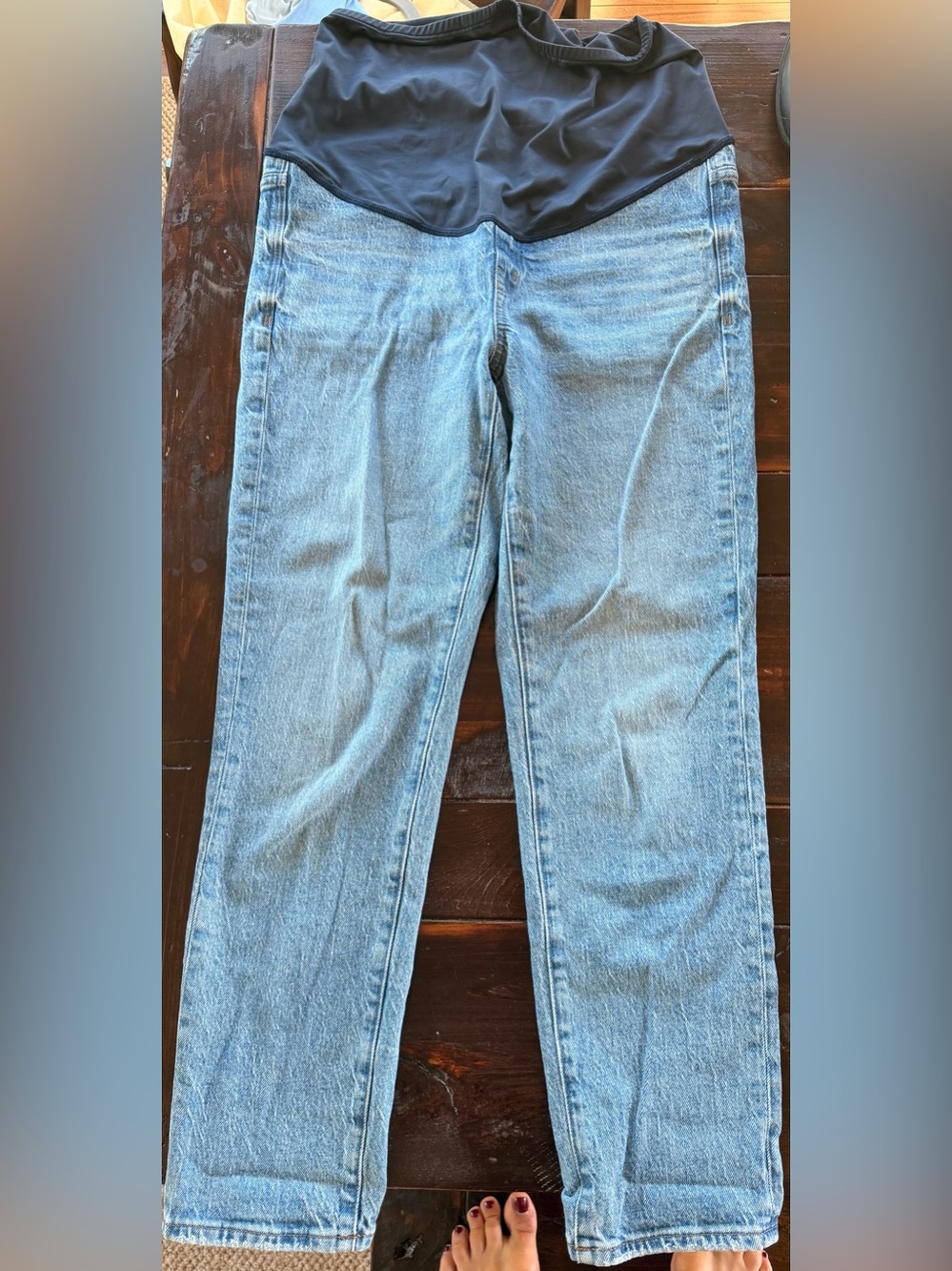 Madewell Maternity - The Perfect Vintage Jean Straight Leg Jeans in 26 waist